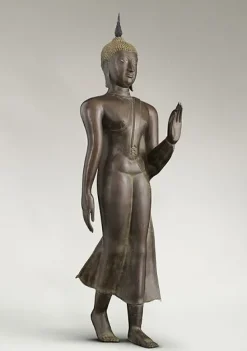 Boutiques de musées Bouddha marchant (panneaux aluminium) Online