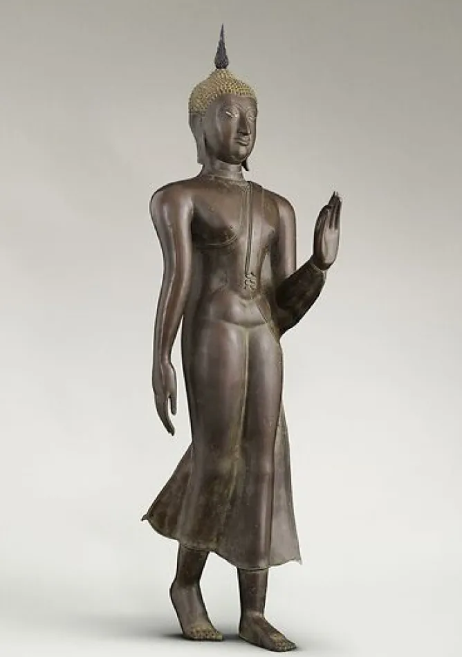 Toiles Encadrées|Toiles Sur Châssis<Boutiques de musées Bouddha marchant (toiles encadrées)