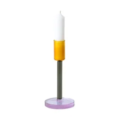Design|Art De La Maison<Boutiques de musées Bougeoir en verre Fumé / ambre