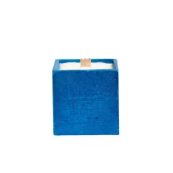 Senteurs<Boutiques de musées Bougie Cube - Béton Bleu 250g