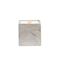 Boutiques de musées Bougie Cube - Béton Gris 250g Hot