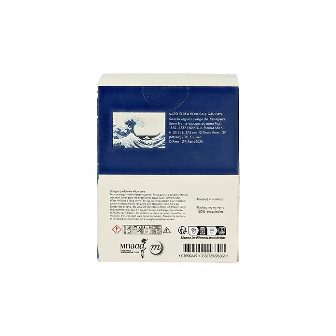Senteurs<Boutiques de musées Bougie parfumée Aloe vera - Hokusai