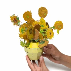 Boutiques de musées Bouquet Pop-up en papier Vincent van Gogh - Tournesols Outlet