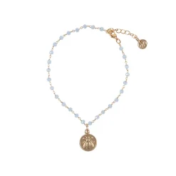 Boutiques de musées Bracelet Abeille - Bleu dragée