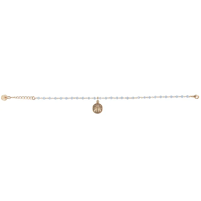 Boutiques de musées Bracelet Abeille - Bleu dragée