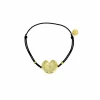 Bracelets<Boutiques de musées Bracelet cordon avec Nymphéa doré - Les Cleias