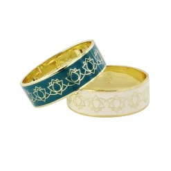 Boutiques de musées Bracelet Nymphéas graphique Blanc sable Outlet