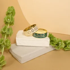 Boutiques de musées Bracelet Nymphéas graphique Blanc sable Outlet