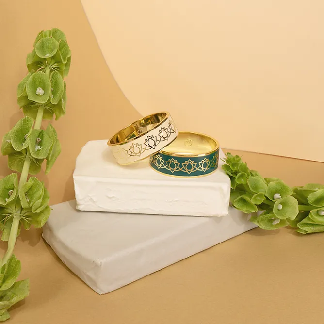 Bracelets<Boutiques de musées Bracelet Nymphéas graphique Vert