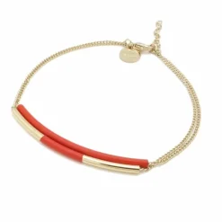 Boutiques de musées Bracelet Sir double - Rouge