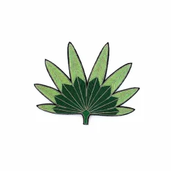 Boutiques de musées Broche Feuille de palmier verte - Macon & Lesquoy Discount