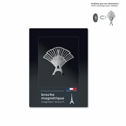Boutiques de musées Broche magnétique Tour Eiffel Festif argentée - tout simplement, Discount