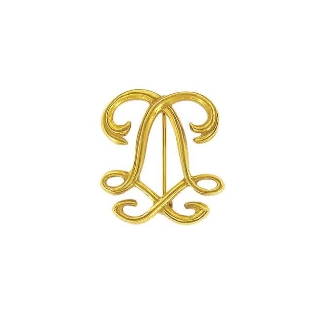 Boutiques de musées Broche Monogramme Louis XIV Hot