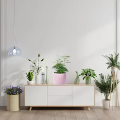 Boutiques de musées Cache-pot XXL - Béton Rose pastel