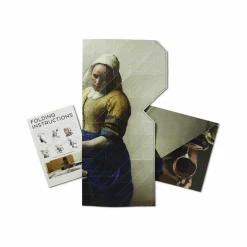 Boutiques de musées Cache vase en papier Johannes Vermeer - La laitière - Rijks Museum New