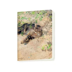 Cahiers Et Carnets<Boutiques de musées Cahier Bruno Liljefors - Le Chat Jeppe dormant au soleil du printemps, 1886