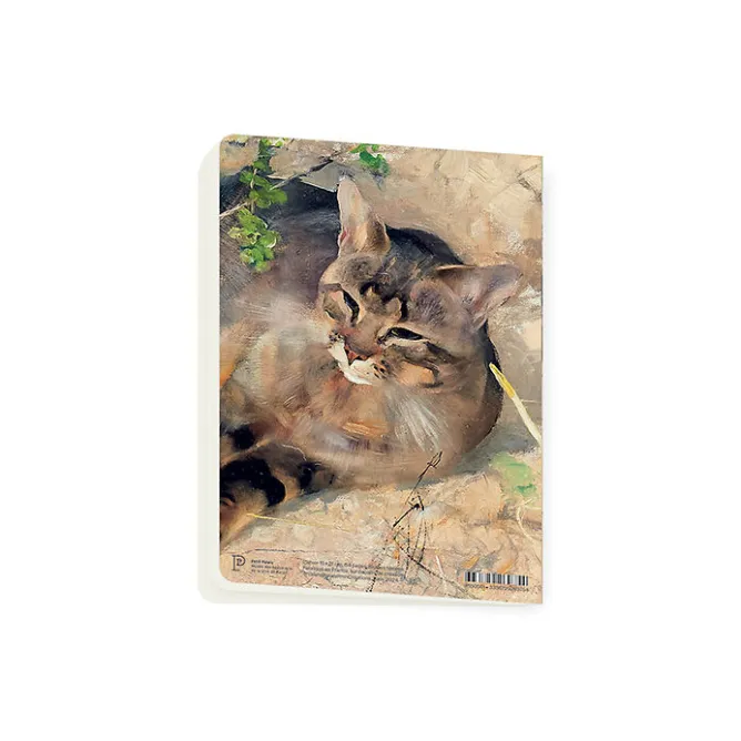 Cahiers Et Carnets<Boutiques de musées Cahier Bruno Liljefors - Le Chat Jeppe dormant au soleil du printemps, 1886