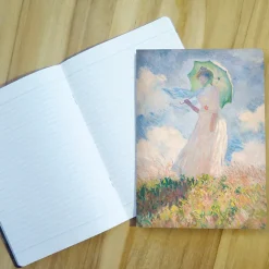 Boutiques de musées Cahier Claude Monet - Femme à l'ombrelle tournée vers la gauche New