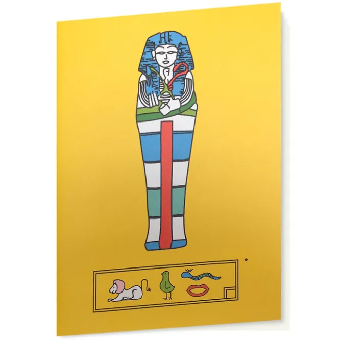 Cahiers Et Carnets<Boutiques de musées Cahier de dessin Baron - Sarcophage jaune
