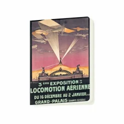 Boutiques de musées Cahier Georges S. Dorival - Affiche publicitaire pour le troisième Salon de l'aviation au Grand Palais, 1911 Hot