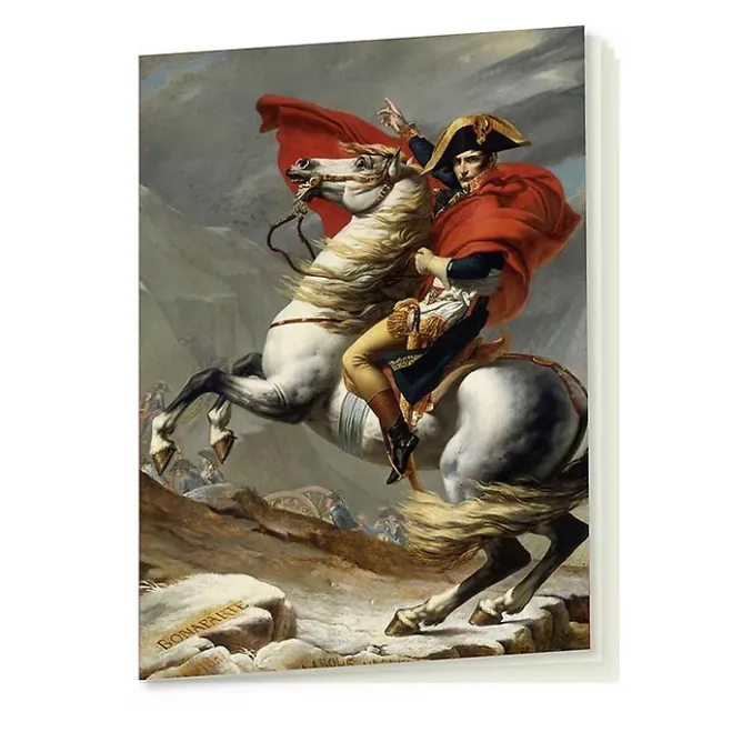 Boutiques de musées Cahier Jean-Louis David - Le Premier Consul franchissant le Grand-Saint-Bernard, 1801