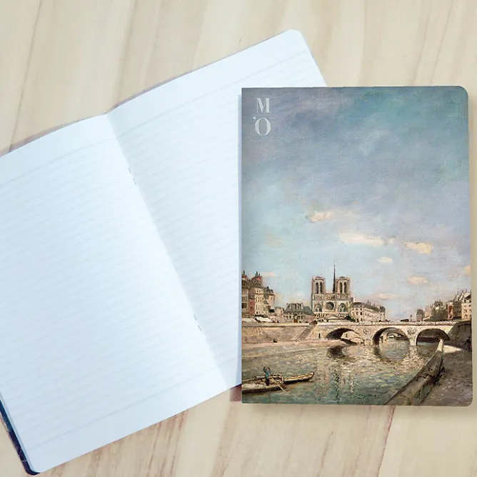 Cahiers Et Carnets<Boutiques de musées Cahier Johan Barthold Jongkind - La Seine et Notre-Dame de Paris, vue du quai des Grands Augustins avec le pont Saint-Michel, 1864