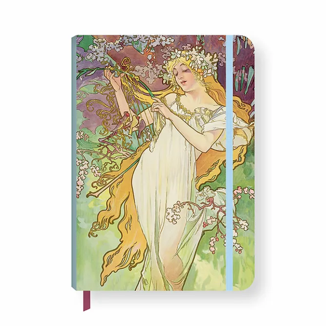Boutiques de musées Cahier à élastique Alphonse Mucha - Le Printemps Online