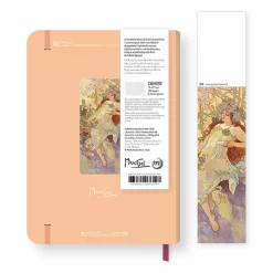 Boutiques de musées Cahier à élastique Alphonse Mucha - L'Automne