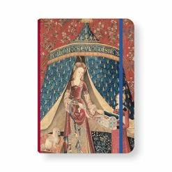 Cahiers Et Carnets<Boutiques de musées Cahier à élastique Dame à la licorne - A mon seul désir