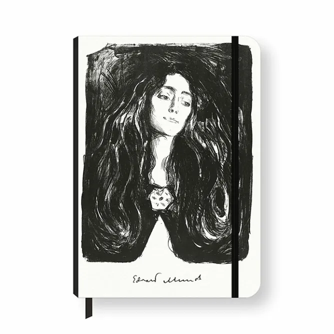 Cahiers Et Carnets<Boutiques de musées Cahier à élastique Edvard Munch - La Broche. Eva Mudocci, 1903
