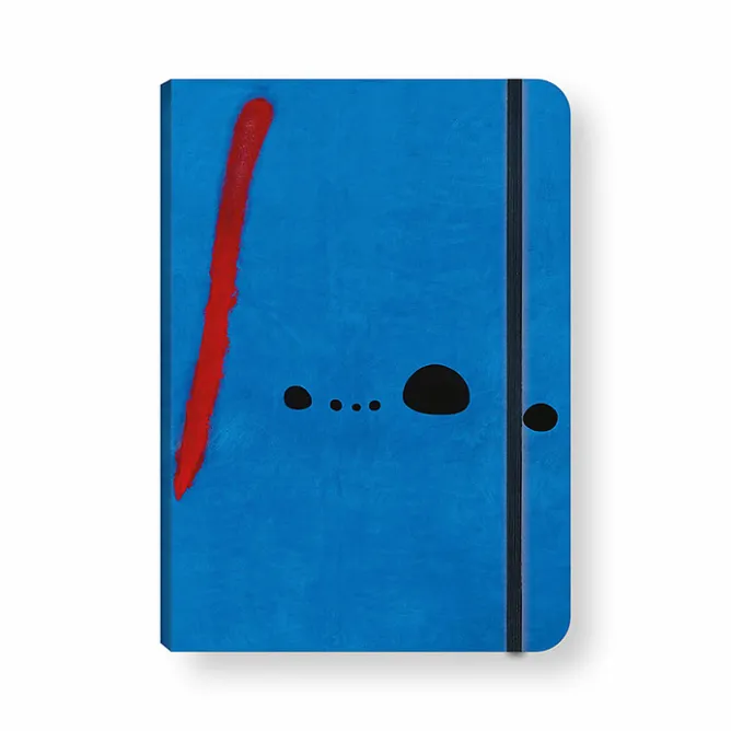 Boutiques de musées Cahier à élastique Joan Miró - Bleu II
