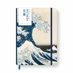 Boutiques de musées Cahier à élastique Katsushika Hokusai - La vague Discount