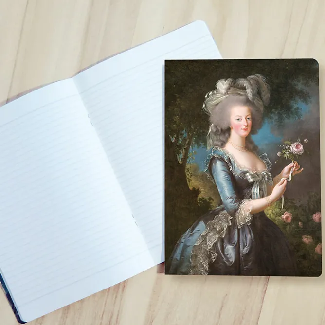 Cahiers Et Carnets<Boutiques de musées Cahier Élisabeth-Louise Vigée-Lebrun - Marie-Antoinette de Lorraine-Hasbourg, reine de France, à la rose, 1783