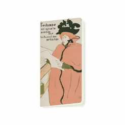 Boutiques de musées Cahier long Henri de Toulouse-Lautrec - L'estampe originale, 1893 Discount