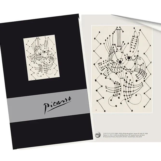 Boutiques de musées Cahier Pablo Picasso - Étude de guitare Outlet