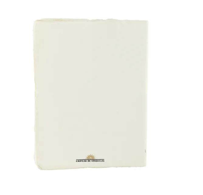 Boutiques de musées Cahier papier bouilli en cuve - Monogramme de Marie-Antoinette - Beige New