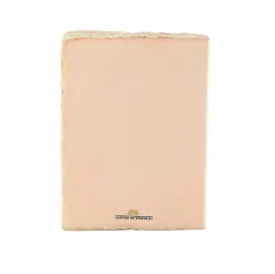 Boutiques de musées Cahier papier bouilli en cuve - Monogramme de Marie-Antoinette - Saumon