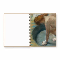 Cahiers Et Carnets<Boutiques de musées Cahier à spirale Édouard Manet / Edgar Degas - Femme dans un tub, 1878 / Le Tub, 1886