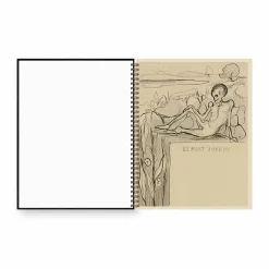 Cahiers Et Carnets<Boutiques de musées Cahier à spirale Edvard Munch - Autoportrait au bras de squelette, 1895