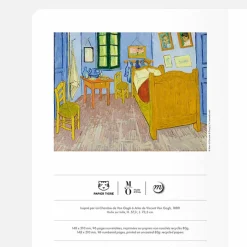 Boutiques de musées Cahier Vincent van Gogh - La chambre de Van Gogh à Arles - Orsay x Papier Tigre - A5 New