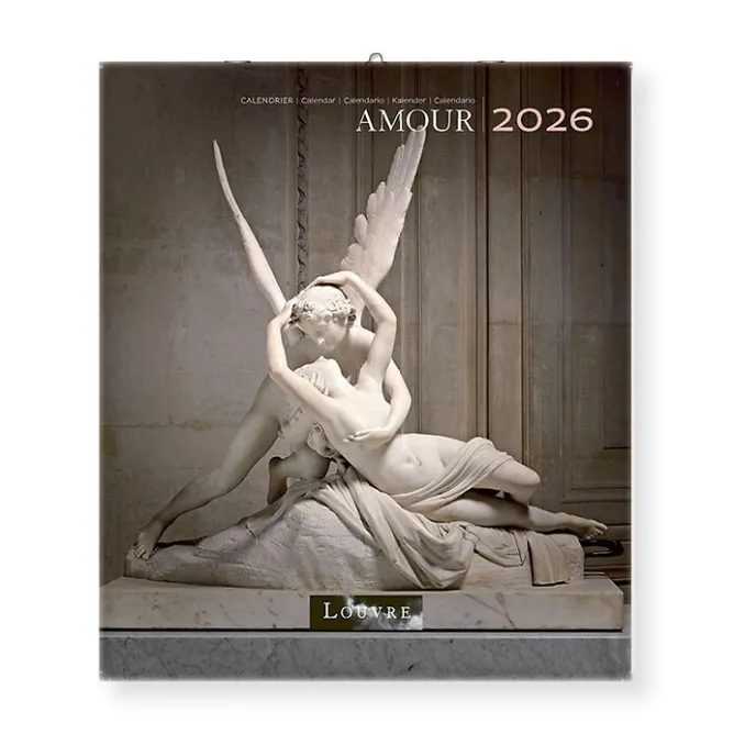 Boutiques de musées Calendrier 2026 - Amour - 15,5x18cm New