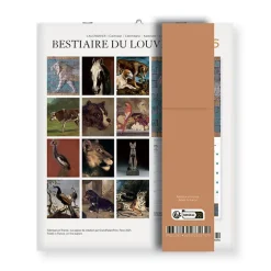 Calendriers Et Agendas<Boutiques de musées Calendrier 2026 - Bestiaire du Louvre - 15,5x18cm