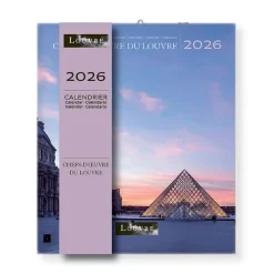 Calendriers Et Agendas<Boutiques de musées Calendrier 2026 - Chefs-d'œuvre du Louvre - 15,5x18cm