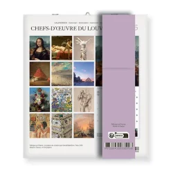 Calendriers Et Agendas<Boutiques de musées Calendrier 2026 - Chefs-d'œuvre du Louvre - 15,5x18cm