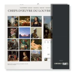 Calendriers Et Agendas<Boutiques de musées Calendrier 2026 - Chefs-d'œuvre du Louvre - 30x30 cm