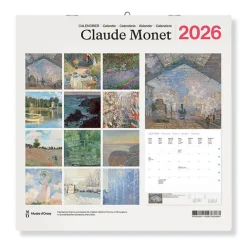 Boutiques de musées Calendrier 2026 - Claude Monet - 30x30 cm Sale