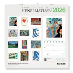 Boutiques de musées Calendrier 2026 - Henri Matisse - 30x30 cm Clearance