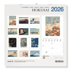 Boutiques de musées Calendrier 2026 - Hokusai - 30x30 cm Clearance