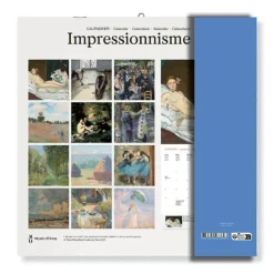 Calendriers Et Agendas<Boutiques de musées Calendrier 2026 - Impressionnisme - 30x30 cm