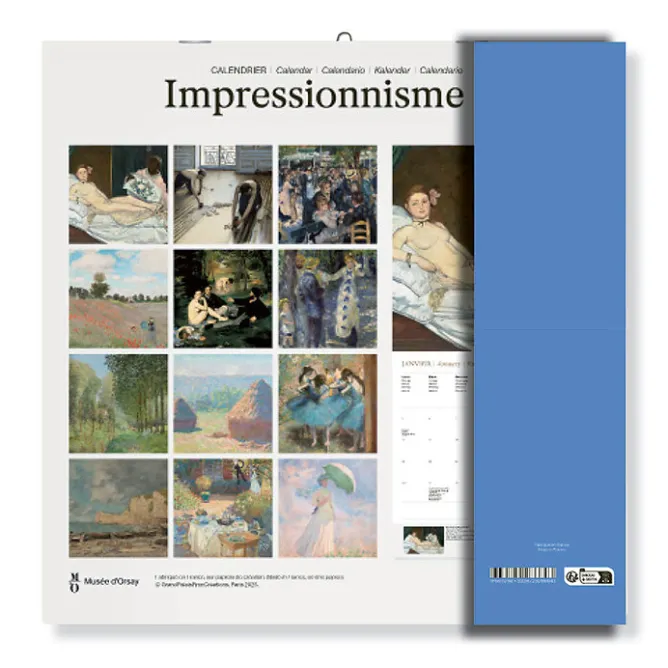 Calendriers Et Agendas<Boutiques de musées Calendrier 2026 - Impressionnisme - 30x30 cm